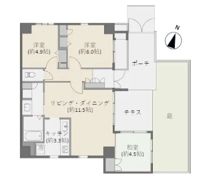サーパス方南町-間取り