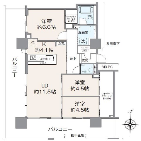 ザ・パークハウス中野タワー-間取り