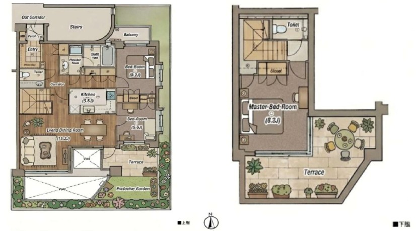 ヒルズ中野坂上新都心グランステージ-間取り