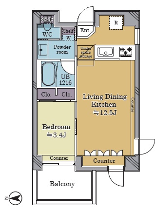ルミネリックス-間取り