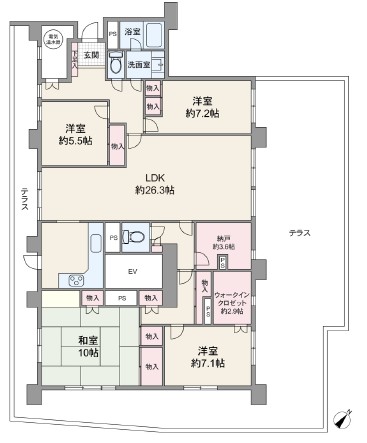 杉並和田ハイム-間取り
