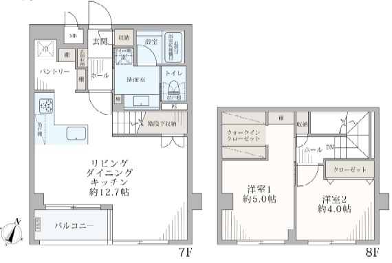 モンテベルデ新中野-間取り