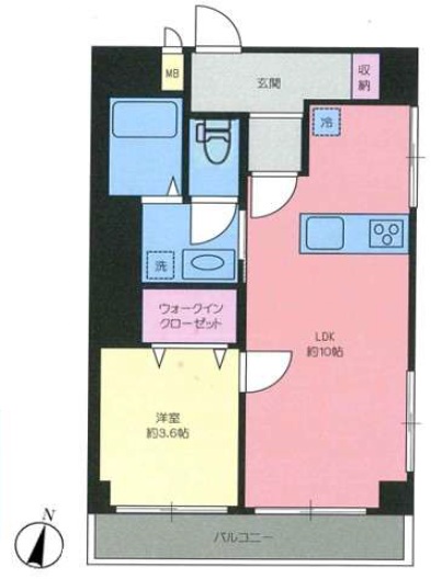 カサベルド富士見-間取り