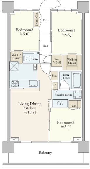シティテラス杉並方南町サウス-間取り