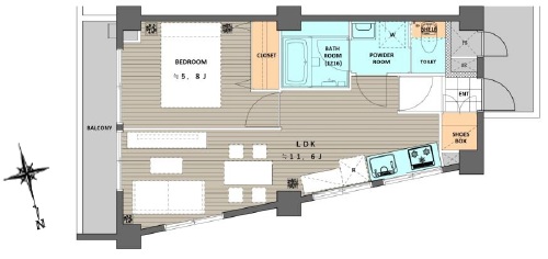 マンション方南町-間取り