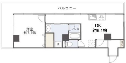 中野オリンピックマンション-間取り