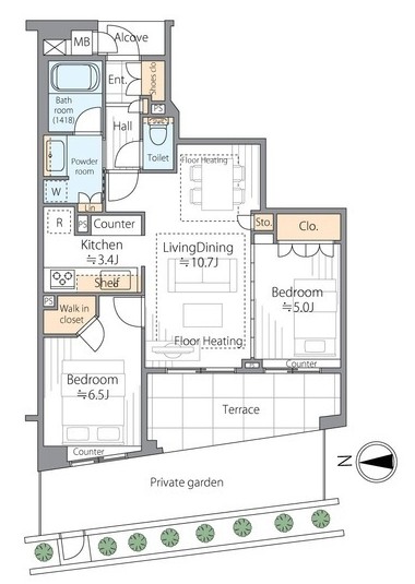 ルイシャトレ新中野-間取り