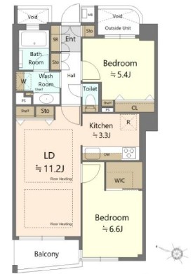 アトラス杉並方南町-間取り