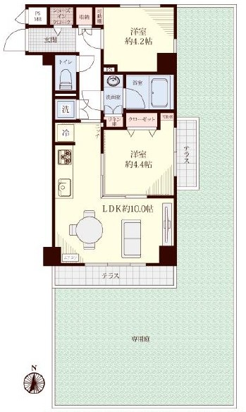 ライオンズマンション新中野-間取り
