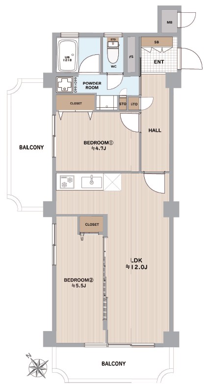 富士見ステータス-間取り