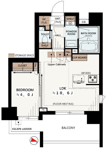 アジールコフレ新中野-間取り