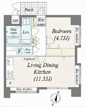 アルファホームズ新中野-間取り