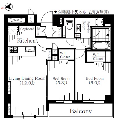 ユニーブル落合-間取り