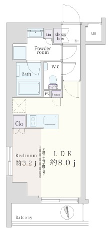 パレステージ中野-間取り