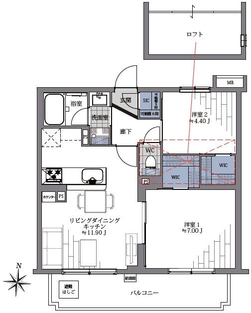 ガーデンホーム和田公園-間取り