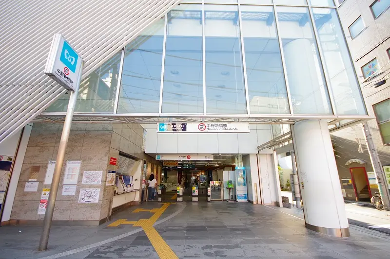 中野新橋駅周辺の街並み