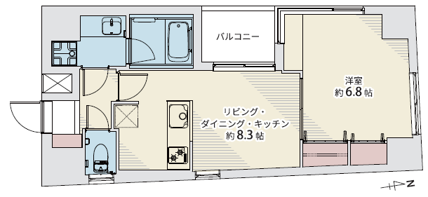 スパシエ新中野カステール-間取り