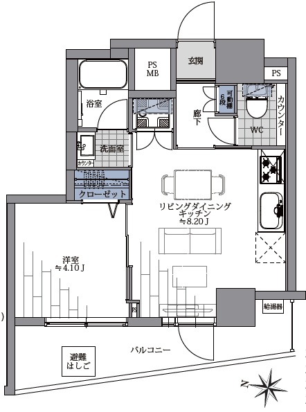 ヴィンテージ中野-間取り