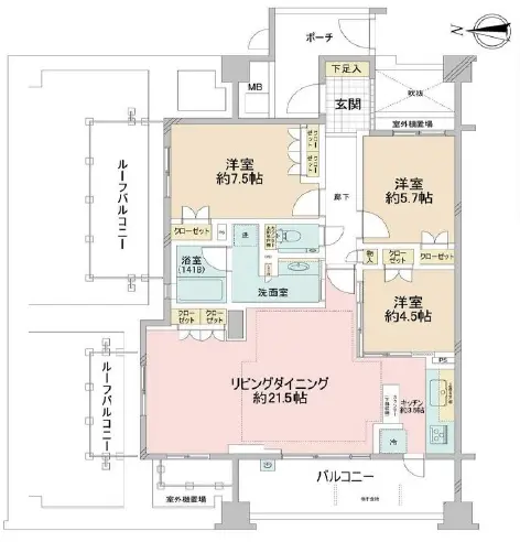 イニシア中野-間取り